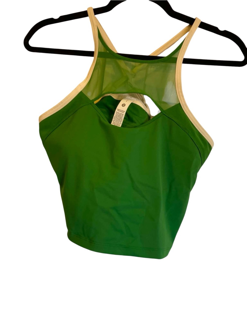 NWT Lululemon Ace Advantage Mesh-Panel Tennis Tank Size Large LEON GREEN